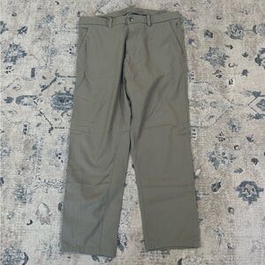 Lululemon Commission Pants Warpstreme Grey/Khaki Size 34x29